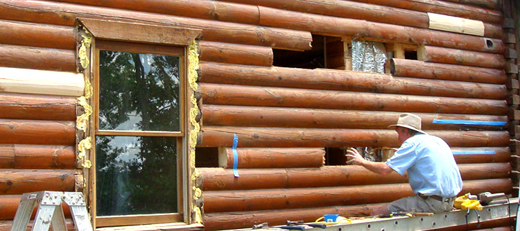 Log Home Repair Cherokee County, Alabama